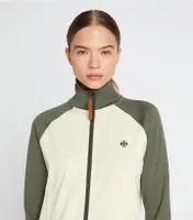 Color-Block Zip Track Jacket