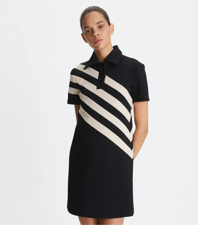 Tory Burch Colorblock Knit Polo Dress | The Summit