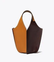 Colorblock Lampshade Bag 