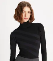 Colorblock Long Sleeve Jersey Top