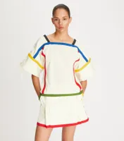 Colorblock Poplin Tunic