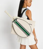 Convertible Stripe Tennis Tote