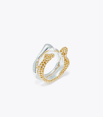 Coral Ring Set