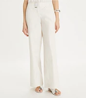 Cotton and Silk Poplin Pant