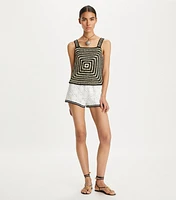 Cotton Crochet Tank Top