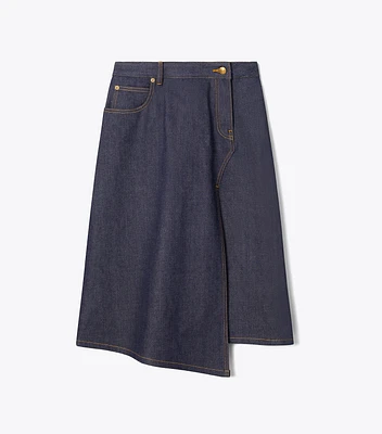Cotton Denim Skirt