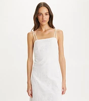 Cotton Eyelet Dress