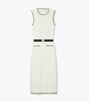 Cotton Pointelle Knitted Tank Dress