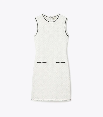 Cotton Pointelle Knitted Tank Dress