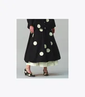 Cotton Poplin Bubble Skirt