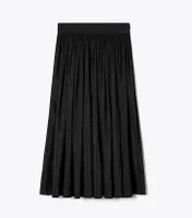 Cotton Silk Mid-Length Skirt