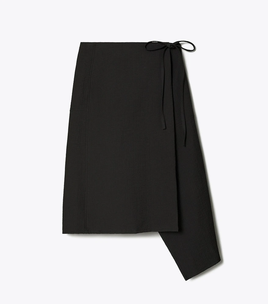 Cotton Wrap Skirt