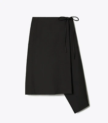 Cotton Wrap Skirt