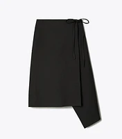Cotton Wrap Skirt