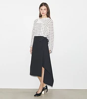 Cotton Wrap Skirt