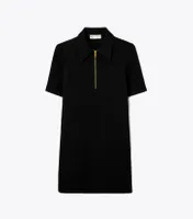 Crepe Polo Dress