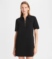 Crepe Polo Dress