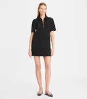 Crepe Polo Dress