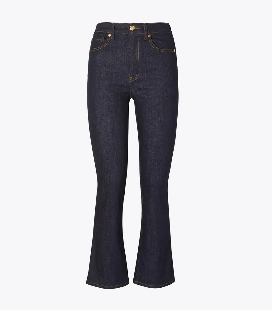 Cropped Boot-Cut Jean