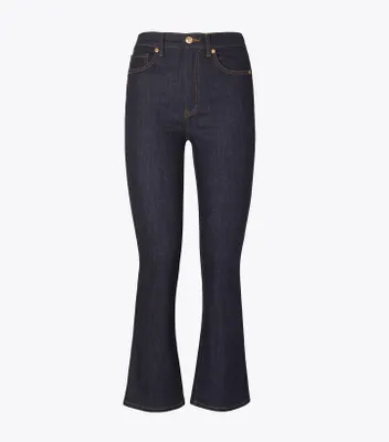 Cropped Boot-Cut Jean