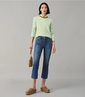Cropped Boot-Cut Jean