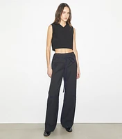Cropped Cotton Top