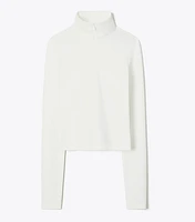 Cropped Jacquard Top