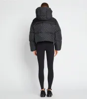 Cropped Logo Down Jacket