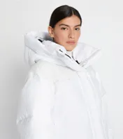 Cropped Logo Down Jacket