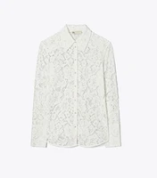 Cuffed Lace Buttondown