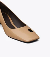 Cut-Out Kitten Heel Pump