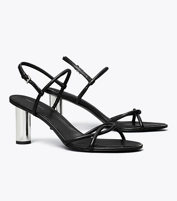 Cylinder Heel Sandal