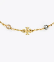 Delicate Kira Pearl Chain Bracelet