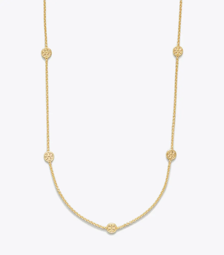 Tory Burch Metal ROXANNE Long Necklace Embellished with Resin Beads women -  Glamood Outlet