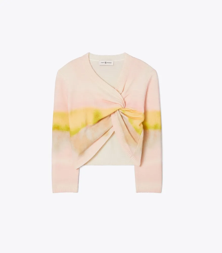 Dip-Dye Cashmere Shrug