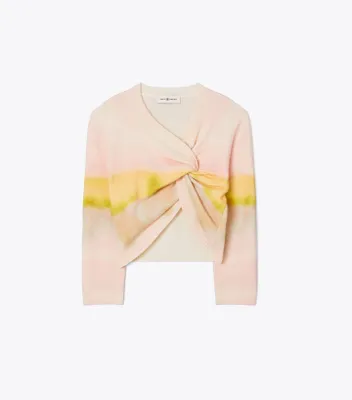 Dip-Dye Cashmere Shrug