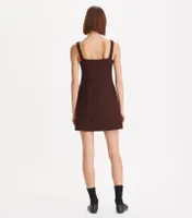 Double-Faced Wool Mini Dress