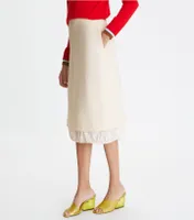 Double-Faced Wool Skirt