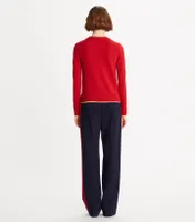 Double Layer Cashmere Crewneck