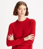 Double Layer Cashmere Crewneck