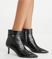 Double T Buckle Ankle Boot