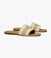 Double T Jacquard Slide