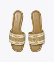 Double T Jacquard Slide