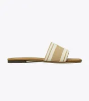 Double T Jacquard Slide