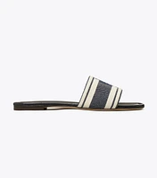 Double T Jacquard Slide