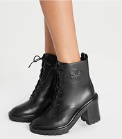 Double T Lug Ankle Boot