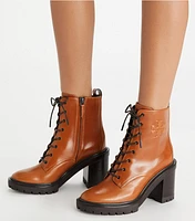 Double T Lug Ankle Boot