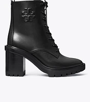 Double T Lug Ankle Boot