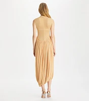 Draped Jersey Dress