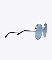 Eleanor Metal Round Sunglasses